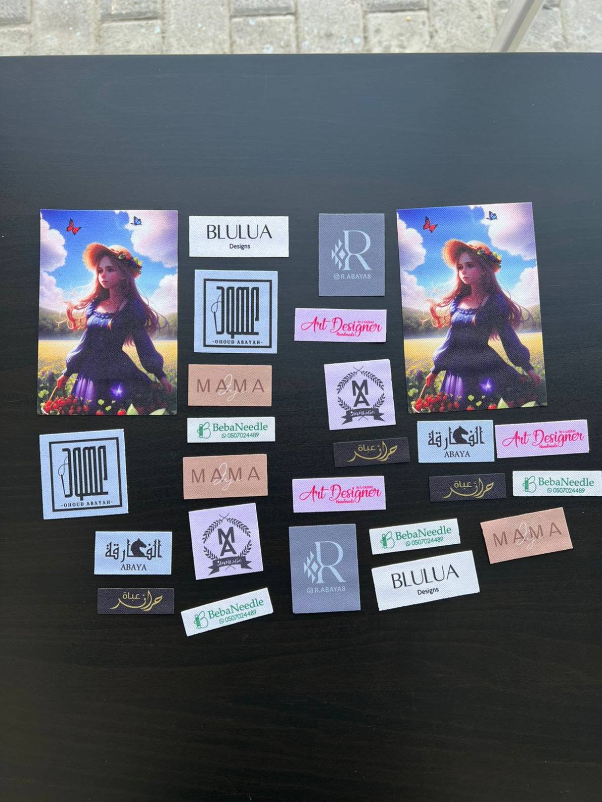 ليبل جلد صناعي